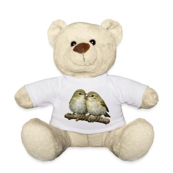 Embrasser la pauvre mouline sur la branche - Nounours - blanc - Devant