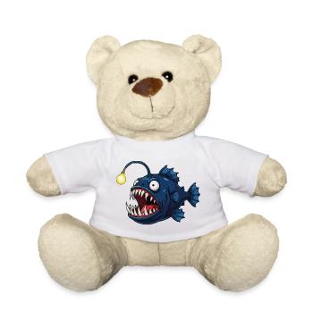 Deep-sea frogfish with light - Teddy Bear - white - Front