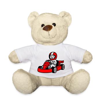 Go Kart Kids - Nounours - blanc - Devant