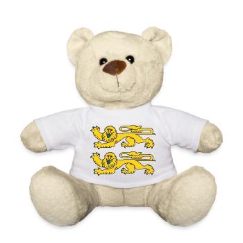 Normandy Gold On Gueules T-Shirt Humorgeschenk - Teddy - Weiß - Vorne