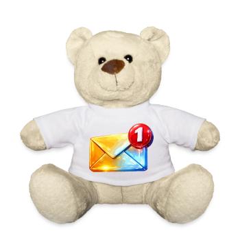 Erste Abzeichen-E-Mail - Teddy - Weiß - Vorne