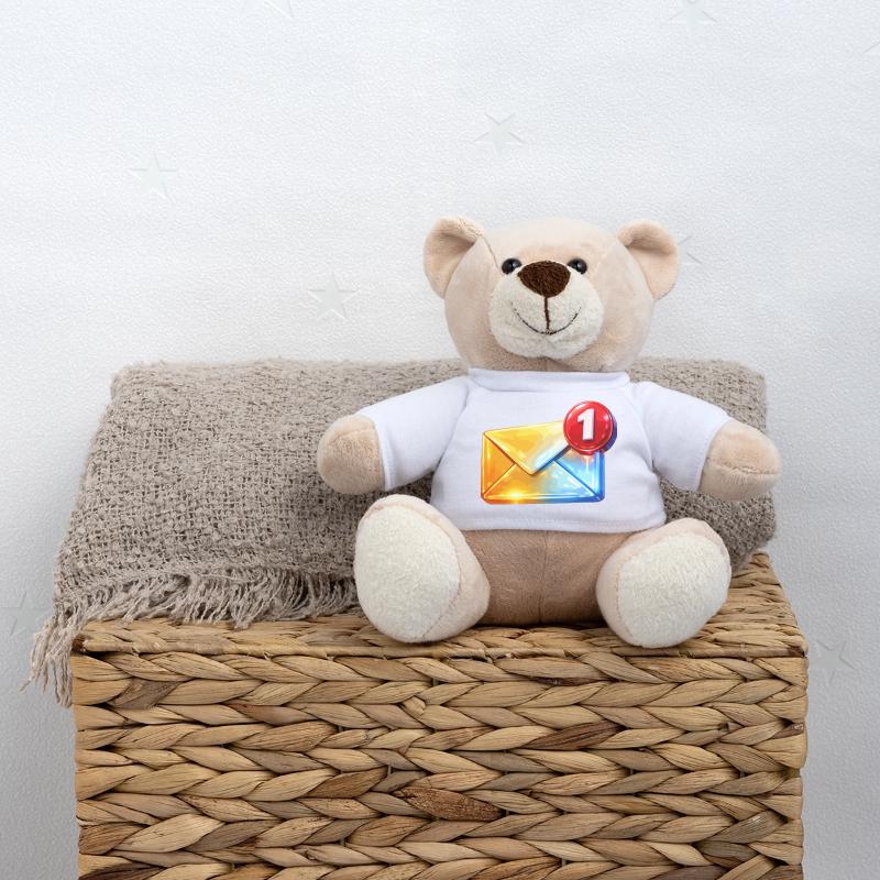 Erste Abzeichen-E-Mail Teddy