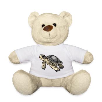 Turtle Turtle Gift - Teddy Bear - white - Front