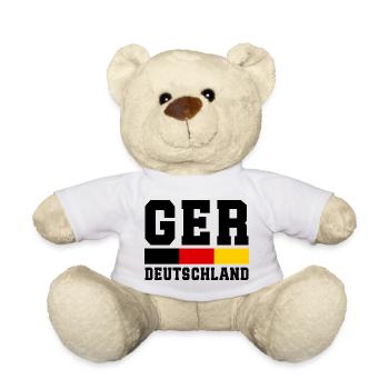 Deutschland Fußball Weltmeisterschaft - Germany - Teddy - Weiß - Vorne