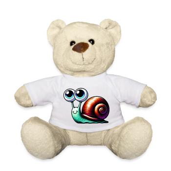 Escargot - Nounours - blanc - Devant