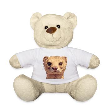 Mongoose's Mongoose - Teddy Bear - white - Front