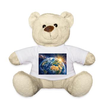 Earth at sunrise - Teddy Bear - white - Front