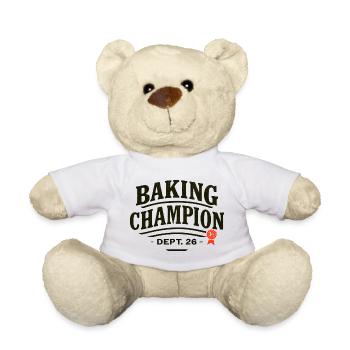 Backchampion Abzeichen – Dept 26 - Teddy - Weiß - Vorne
