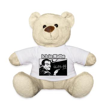 Super lustiges Mathe Design Ich in Mathe - Teddy - Weiß - Vorne