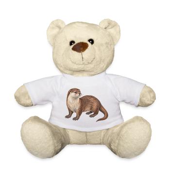 Europäischer Otter - Teddy - Weiß - Vorne