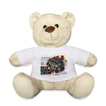 Kraftmotor German Power Engine - Teddy - Weiß - Vorne