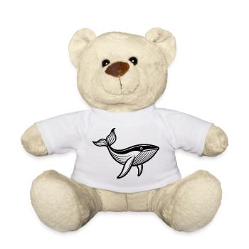 Buckelwal - Teddy - Weiß - Vorne
