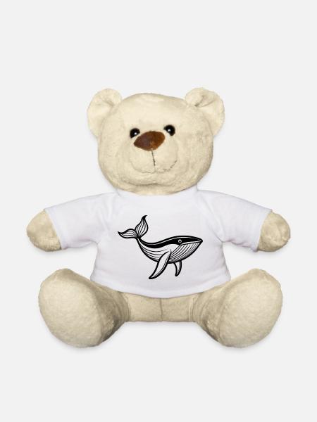 Buckelwal - Teddy - Weiß