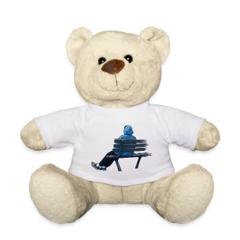 Chill deine Base. - Teddy - Weiß - Vorne