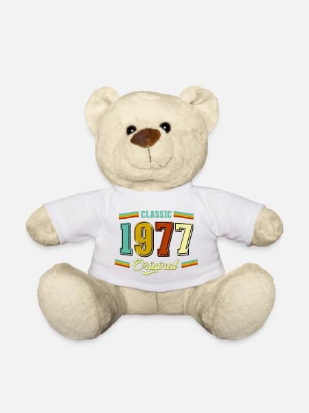 49. Geburtstag Classic Original 1977 Retro - Teddy - Weiß