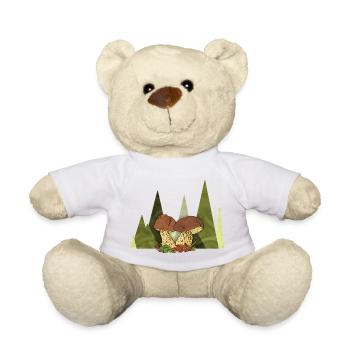Pilze - Teddy - Weiß - Vorne