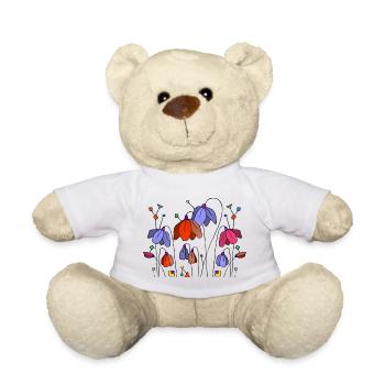 Blumen - Teddy - Weiß - Vorne