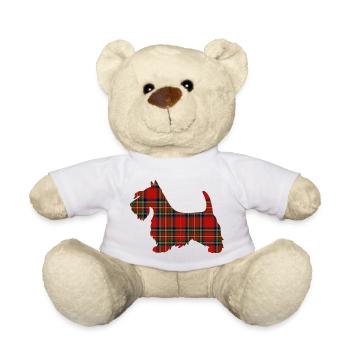 Tartan Scottie Hund | Pyrenäen-Linienlabor - Teddy - Weiß - Vorne