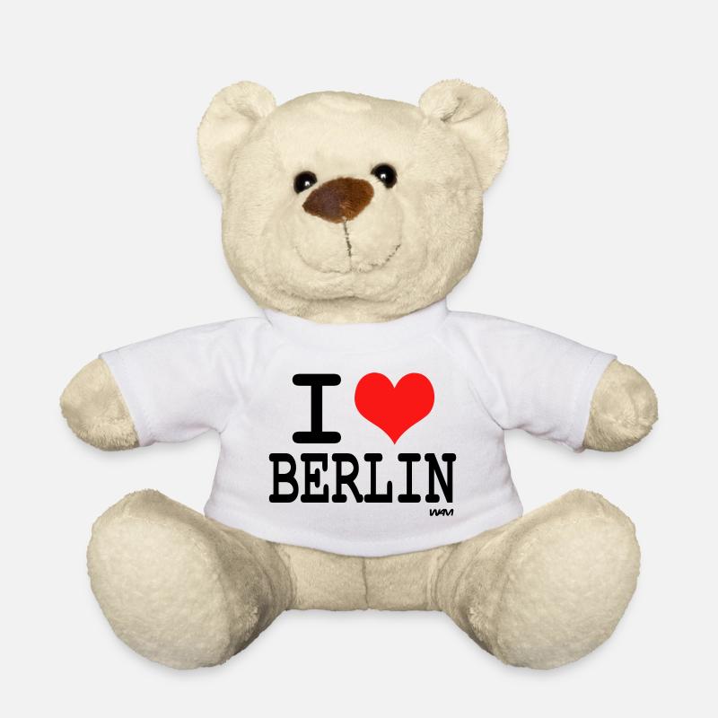i love berlin - Teddy - Weiß