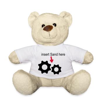 Sand im Getriebe - Teddy - Weiß - Vorne