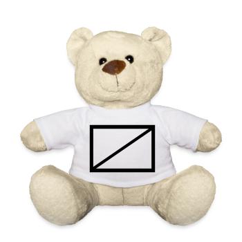 Aufklärung - Taktisches Zeichen  - Teddy - Weiß - Vorne