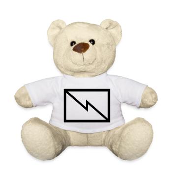 Fernmelder - Taktisches Zeichen  - Teddy - Weiß - Vorne