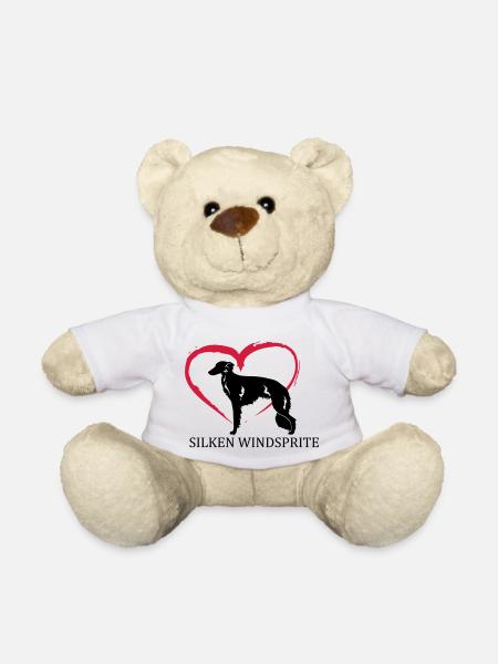 Silken Windsprite Herz - Teddy - Weiß
