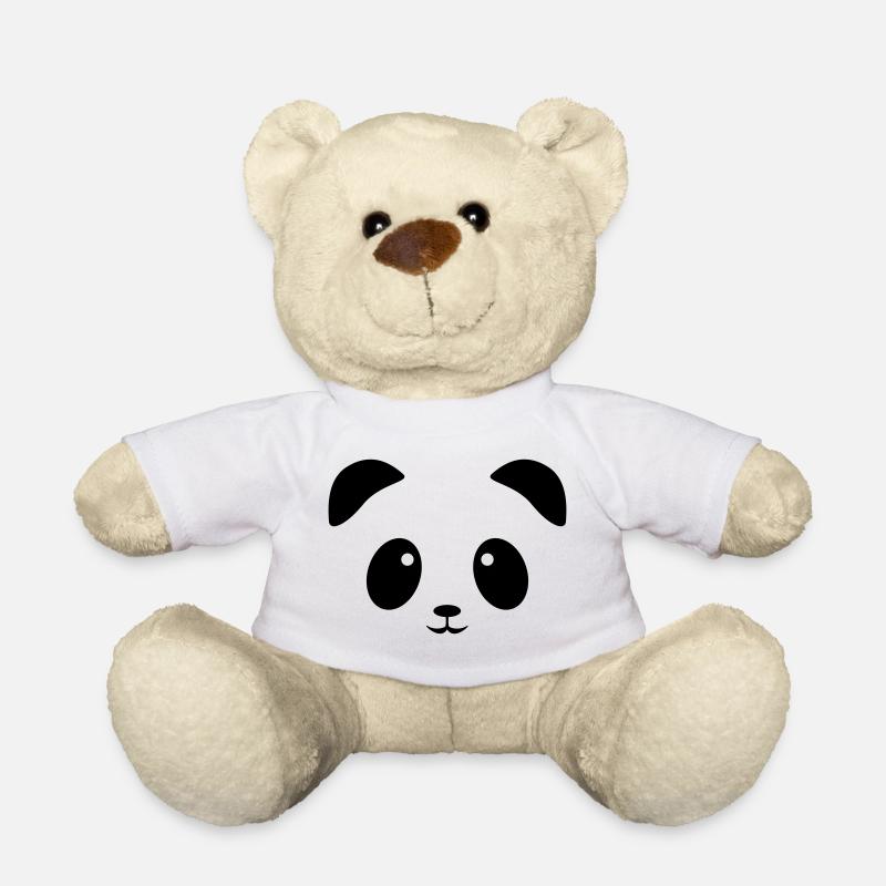 Panda Gesicht - Teddy - Weiß