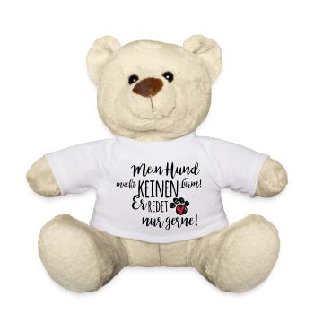 Mein Hund redet... - Teddy - Weiß - Vorne