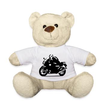 motarde - Nounours - blanc - Devant