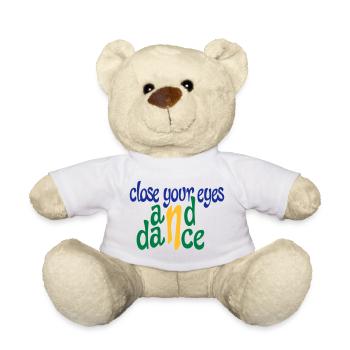 Lustige Geschenke für Tänzer - Teddy - Weiß - Vorne