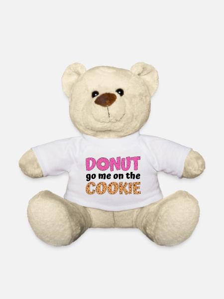 Donut go me on the cookie - Teddy - Weiß