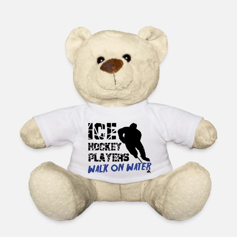 Eishockey-Spieler Walk on Water - Teddy - Weiß