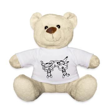 skydiving_2 - Teddy Bear - white - Front