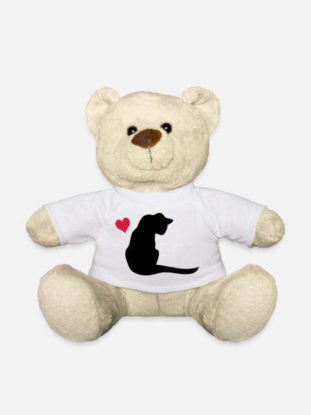 Katze - Teddy - Weiß