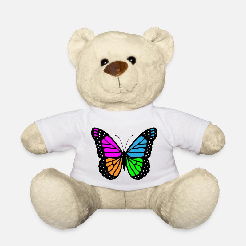 Butterfly butterfly - Teddy Bear - white