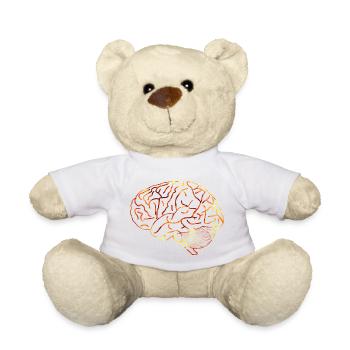gehirn - Teddy - Weiß - Vorne
