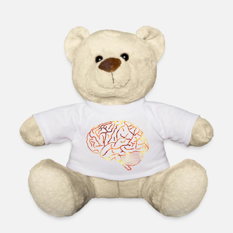 cerveau - Nounours - blanc
