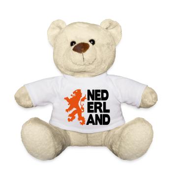 nederland leeuw oranje 2c - Nounours - blanc - Devant