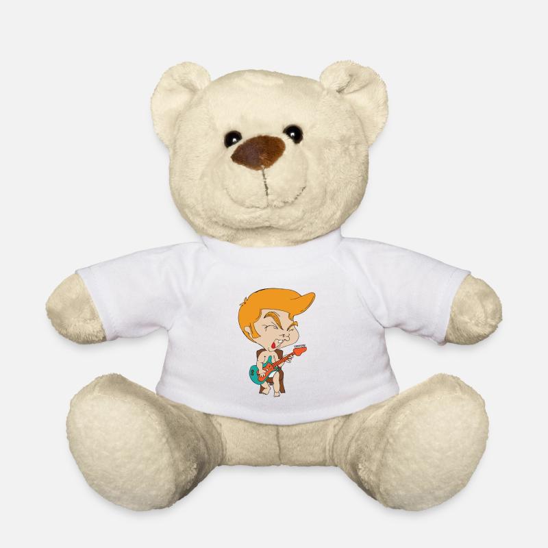 rockstart baby - Teddy - Weiß