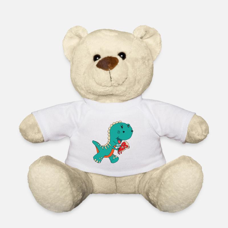 Dino Pizza - Teddy - Weiß