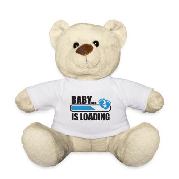 Le bébé se charge - Nounours - blanc - Devant
