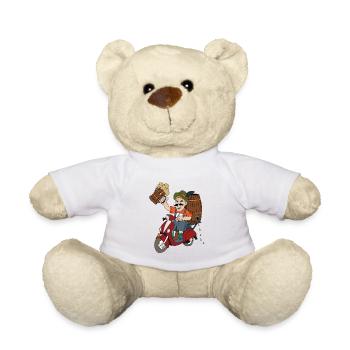 Bier Fass - Teddy - Weiß - Vorne