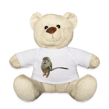 Affe - Teddy - Weiß - Vorne