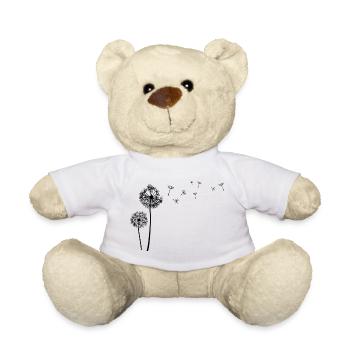 Beautiful dandelion dandelion - Teddy Bear - white - Front