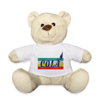 Cola Vintage / Geschenk Retro Getränke Limonade - Teddy - Weiß - Vorne