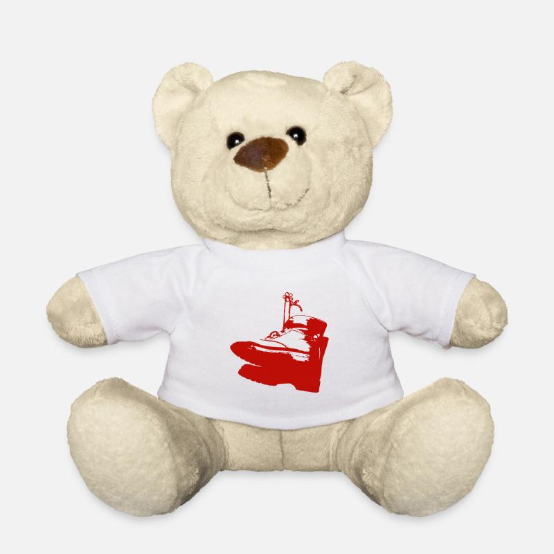 Shoes - Teddy Bear - white
