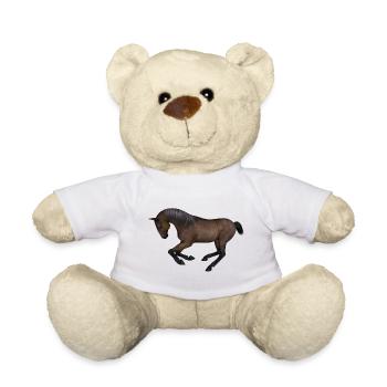 horse - Teddy Bear - white - Front