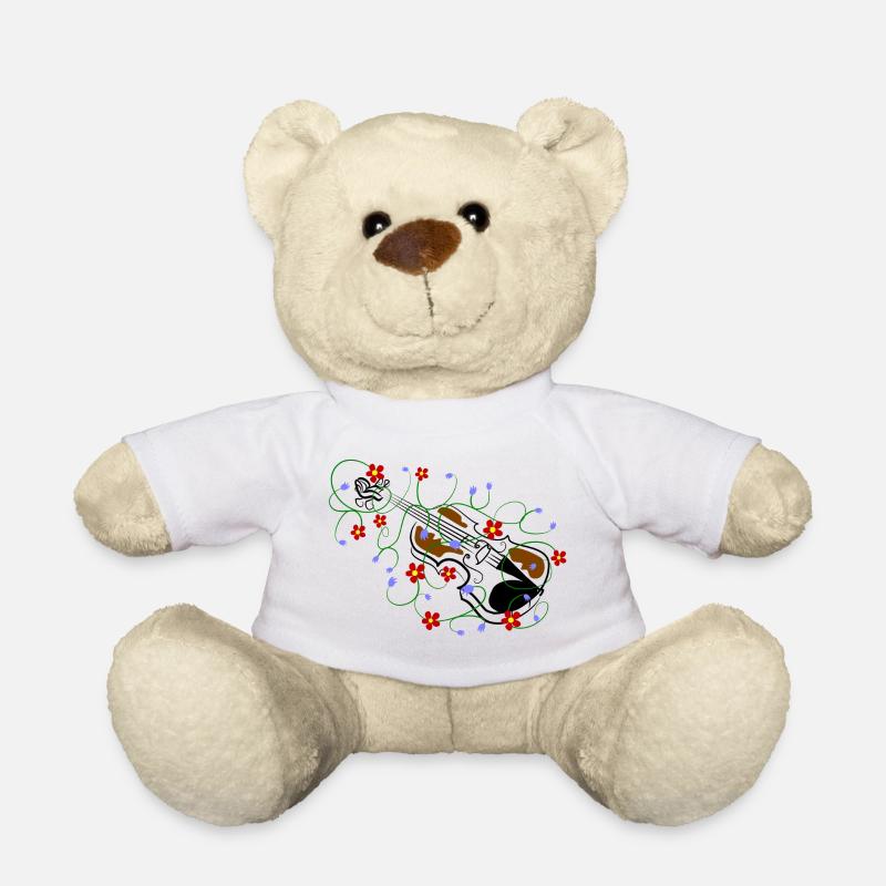 violon - Nounours - blanc