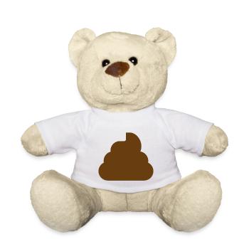 merde - Nounours - blanc - Devant